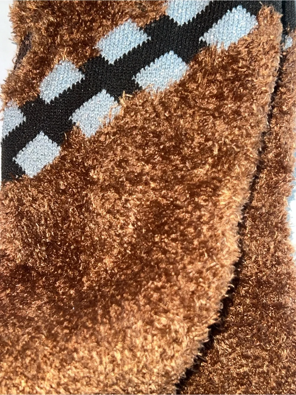 Stance x Star Wars Poly Fuzzy Crew Socks Chewie Medium Chewbacca